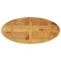 Tablero de mesa ovalado madera maciza de mango 140x50x2,5 cm by , Table tops - Ref: Foro24-370865, Price: 72,36 €, Discount: %