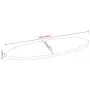 Ovaler Massivholz-Tischplatte aus Mangoholz 140x50x2,5 cm von , Tischplatten - Ref: Foro24-370865, Preis: 73,24 €, Rabatt: %