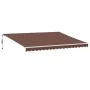 Toldo retráctil automático marrón 450x300 cm by , Awnings - Ref: Foro24-3310212, Price: 388,87 €, Discount: %