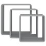 Wandwürfel Regale 3 Einheiten MDF grau von vidaXL, Regale und Regale - Ref: Foro24-323954, Preis: 42,14 €, Rabatt: %