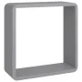 Wandwürfel Regale 3 Einheiten MDF grau von vidaXL, Regale und Regale - Ref: Foro24-323954, Preis: 43,69 €, Rabatt: %
