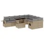 Juego de sofás jardín con cojines beige 10 pzas ratán sintético von , Gartensets - Ref: Foro24-3268129, Preis: 656,20 €, Raba...