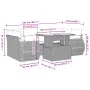 Set sofás de jardín 7 piezas y cojines ratán sintético beige by , Garden sets - Ref: Foro24-3268389, Price: 509,86 €, Discoun...