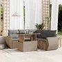 Juego de sofás jardín con cojines 6 pzas ratán sintético beige by , Garden sets - Ref: Foro24-3268529, Price: 455,72 €, Disco...
