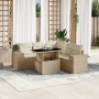 Juego de sofás jardín con cojines 6 pzas ratán sintético beige by , Garden sets - Ref: Foro24-3269158, Price: 464,97 €, Disco...