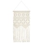 Cotton macrame wall decoration 40x80 cm by vidaXL, Decorative upholstery - Ref: Foro24-323997, Price: 22,23 €, Discount: %