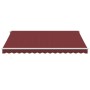 Toldo retráctil manual con luces LED burdeos 400x350 cm by , Awnings - Ref: Foro24-3214983, Price: 414,10 €, Discount: %