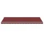 Toldo retráctil automático con luces LED burdeos 600x300 cm by , Awnings - Ref: Foro24-3214981, Price: 781,54 €, Discount: %