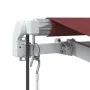 Toldo retráctil automático con luces LED burdeos 600x300 cm by , Awnings - Ref: Foro24-3214981, Price: 781,54 €, Discount: %
