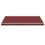 Manuelle ausfahrbare Markise mit LED-Lichtern in Bordeauxrot, 450x300 cm. von , Markisen - Ref: Foro24-3214976, Preis: 377,30...