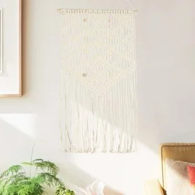 Wanddekoration aus Baumwollmakramee 40x80 cm von vidaXL, Dekorative Polsterung - Ref: Foro24-323998, Preis: 16,11 €, Rabatt: %