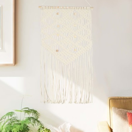 Wanddekoration aus Baumwollmakramee 40x80 cm von vidaXL, Dekorative Polsterung - Ref: Foro24-323998, Preis: 17,90 €, Rabatt: %