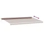 Manuelle ausziehbare Markise mit LED-Lichtern in Braun, 600x350 cm. von , Markisen - Ref: Foro24-3215400, Preis: 709,64 €, Ra...