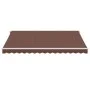 Toldo retráctil automático con luces LED marrón 400x350 cm by , Awnings - Ref: Foro24-3215390, Price: 597,17 €, Discount: %