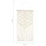 Wanddekoration aus Baumwollmakramee 40x80 cm von vidaXL, Dekorative Polsterung - Ref: Foro24-323998, Preis: 16,11 €, Rabatt: %