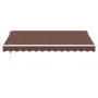 Automatische ausfahrbare Markise mit LED-Lichtern in Braun, 350x250 cm. von , Markisen - Ref: Foro24-3215378, Preis: 486,86 €...