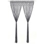 Anthrazitgrauer Vorhang aus Baumwolle Makramee 140x240 cm von vidaXL, Vorhänge und Gardinen - Ref: Foro24-323994, Preis: 42,8...