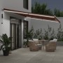 Toldo retráctil automático con luces LED marrón 600x300 cm by , Awnings - Ref: Foro24-3215386, Price: 893,98 €, Discount: %