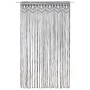 Anthrazitgrauer Vorhang aus Baumwolle Makramee 140x240 cm von vidaXL, Vorhänge und Gardinen - Ref: Foro24-323994, Preis: 42,8...