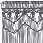 Anthrazitgrauer Vorhang aus Baumwolle Makramee 140x240 cm von vidaXL, Vorhänge und Gardinen - Ref: Foro24-323994, Preis: 42,8...