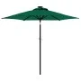 Gartenschirm mit grünem Stahlmast 225x225x212 cm von , Sonnenschirme - Ref: Foro24-4005059, Preis: 58,36 €, Rabatt: %