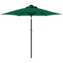 Gartenschirm mit grünem Stahlmast 225x225x212 cm von , Sonnenschirme - Ref: Foro24-4005059, Preis: 66,03 €, Rabatt: %