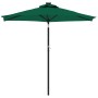 Gartenschirm mit grünem Stahlmast 225x225x212 cm von , Sonnenschirme - Ref: Foro24-4005059, Preis: 66,03 €, Rabatt: %