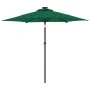 Gartenschirm mit grünem Stahlmast 225x225x212 cm von , Sonnenschirme - Ref: Foro24-4005059, Preis: 58,36 €, Rabatt: %