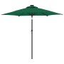 Gartenschirm mit grünem Stahlmast 225x225x212 cm von , Sonnenschirme - Ref: Foro24-4005059, Preis: 66,03 €, Rabatt: %