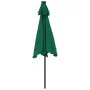 Sombrilla de jardín con poste de acero verde 225x225x212 cm by , Umbrellas - Ref: Foro24-4005059, Price: 59,73 €, Discount: %
