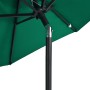 Sombrilla de jardín con poste de acero verde 225x225x212 cm de , Sombrillas - Ref: Foro24-4005059, Precio: 66,03 €