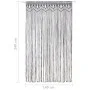 Anthrazitgrauer Vorhang aus Baumwolle Makramee 140x240 cm von vidaXL, Vorhänge und Gardinen - Ref: Foro24-323994, Preis: 42,1...