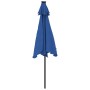 Sombrilla de jardín con poste de acero azul 225x225x212 cm de , Sombrillas - Ref: Foro24-4005065, Precio: 57,00 €, Descuento: %