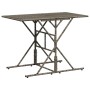 Garten-Essgruppe, 7-teilig, mit grauen Polstern aus synthetischem Rattan. von , Gartensets - Ref: Foro24-369011, Preis: 290,0...