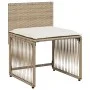 Garten-Essgruppe 7-teilig mit Kissen aus synthetischem Rattan in Beige. von , Gartensets - Ref: Foro24-369013, Preis: 345,08 ...