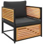 Set de sofás de jardín con cojines 5 pzas madera maciza acacia by , Garden sets - Ref: Foro24-3214890, Price: 690,17 €, Disco...