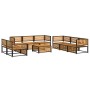 Set de sofás de jardín con cojines 9 pzas madera maciza acacia by , Garden sets - Ref: Foro24-3214892, Price: 1,00 €, Discoun...