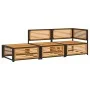 Set de sofás de jardín con cojines 3 pzas madera maciza acacia by , Garden sets - Ref: Foro24-3214903, Price: 374,04 €, Disco...