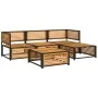 Set de sofás de jardín con cojines 5 pzas madera maciza acacia by , Garden sets - Ref: Foro24-3214908, Price: 586,63 €, Disco...