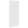 Puerta de granero madera maciza pino blanca 90x208 cm