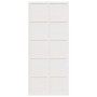 Puerta de granero madera maciza pino blanca 90x208 cm