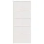 Puerta de granero madera maciza pino blanca 90x208 cm by , Doors - Ref: Foro24-850642, Price: 138,13 €, Discount: %