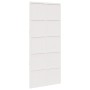 Puerta de granero madera maciza pino blanca 90x208 cm