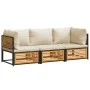 Gartensofa-Set mit 3-teiligen massiven Akazienholz-Sitzgarnituren. von , Gartensets - Ref: Foro24-3214917, Preis: 402,23 €, R...