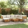 Set de sofás de jardín con cojines 8 pzas madera maciza acacia de , Conjuntos de jardín - Ref: Foro24-3214922, Precio: 998,14...