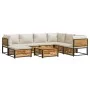 Set de sofás de jardín con cojines 8 pzas madera maciza acacia de , Conjuntos de jardín - Ref: Foro24-3214922, Precio: 998,14...