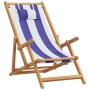 Sillas de playa plegables 2 uds tela madera maciza azul blanco de , Sillas de jardín - Ref: Foro24-3214490, Precio: 151,17 €,...