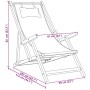 Sillas de playa plegables 2 uds tela madera maciza azul blanco de , Sillas de jardín - Ref: Foro24-3214490, Precio: 151,17 €,...