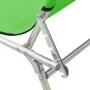 Klappbare Sonnenliege mit apfelgrünem Stahldach von vidaXL, Liegen - Ref: Foro24-310325, Preis: 63,28 €, Rabatt: %