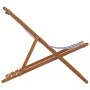 Sillas de playa plegables 2 uds tela madera maciza azul blanco by , Garden chairs - Ref: Foro24-3214501, Price: 116,16 €, Dis...